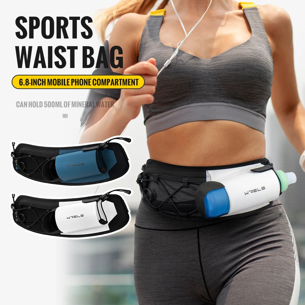 Running Waist Bag – Dual Pocket Trail Belt for Phone, Water Bottle & Essentials | WRELS