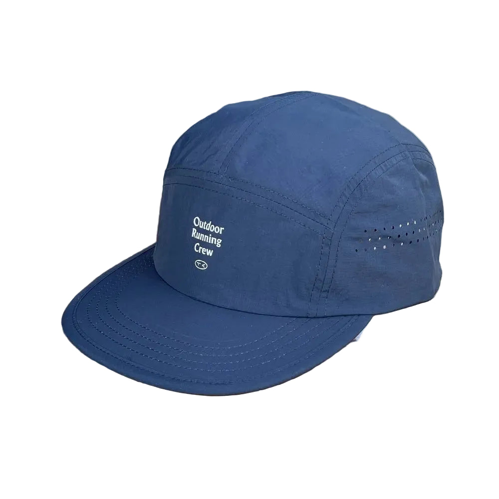 Colour Block 5 Panel Baseball Cap Embroidered Letter Quick Dry Breathable Sports Hat