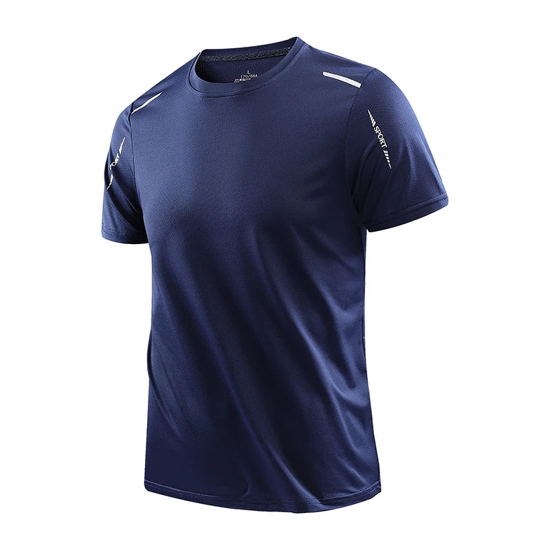 CHRLCK Men’s Quick-Drying Running T-Shirt – Lightweight, Breathable Summer Activewear