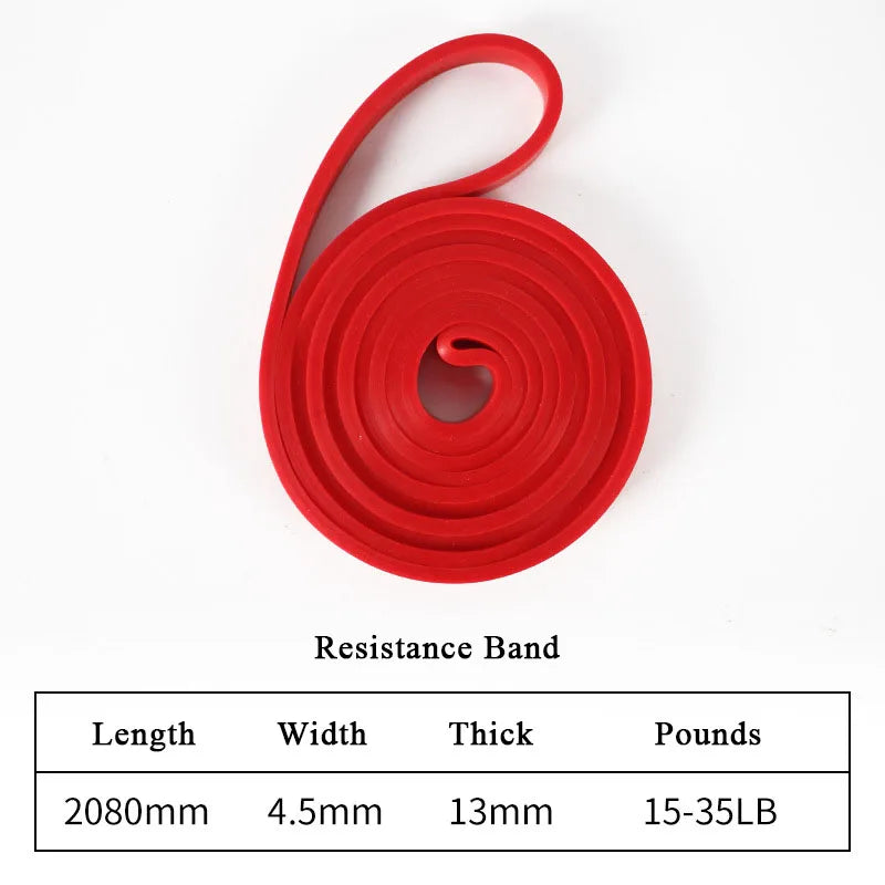 Heavy Duty Resistance Band, Pull-Up Assist and Pilates Fitness for Runners, Cyclists and Gym Goers