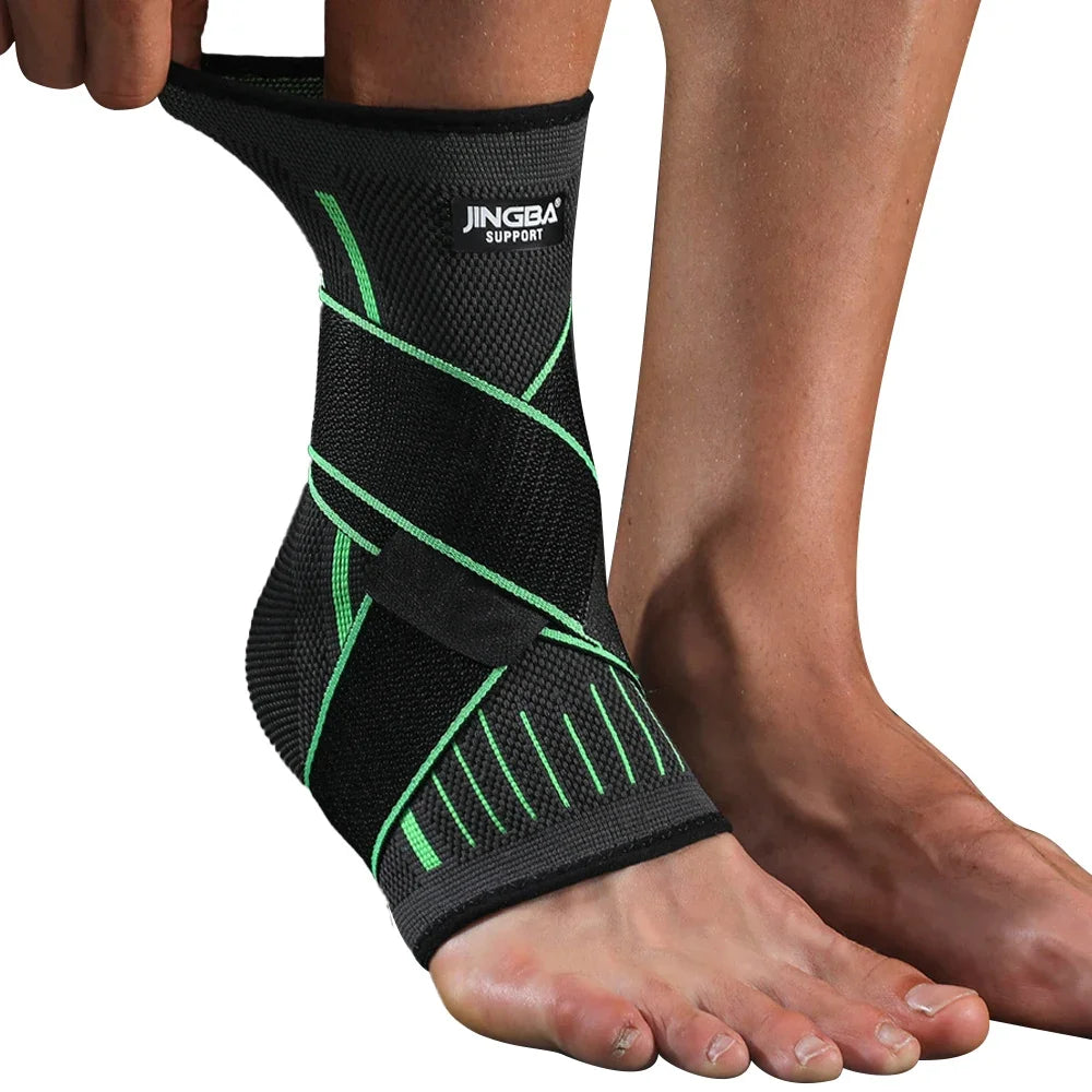 Adjustable Elastic Ankle Brace Compression Sleeve| Stabilizer for Plantar Fasciitis & Tendonitis