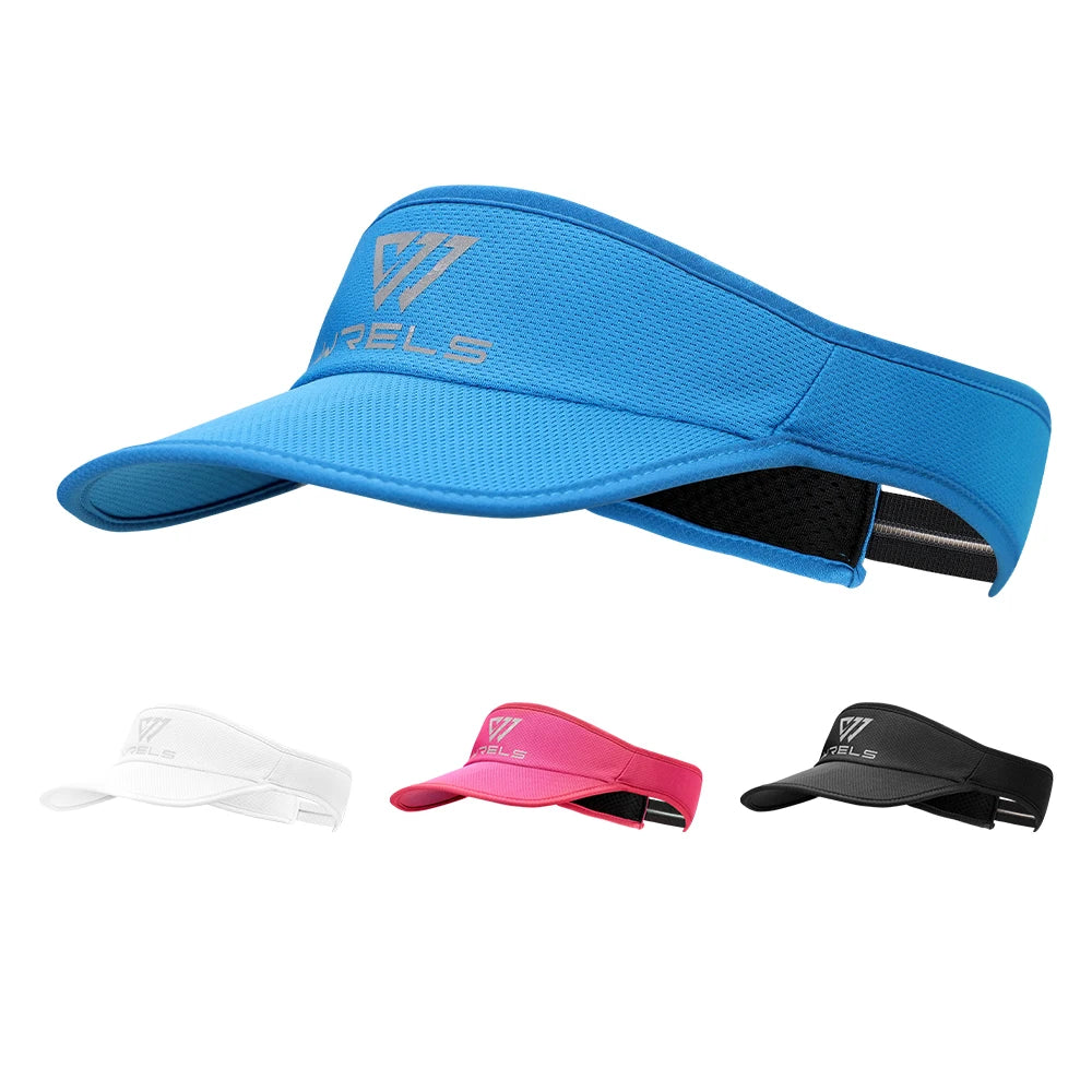 WRELS Summer Sports Visor Hat Breathable Quick Dry Sun Protection Adjustable