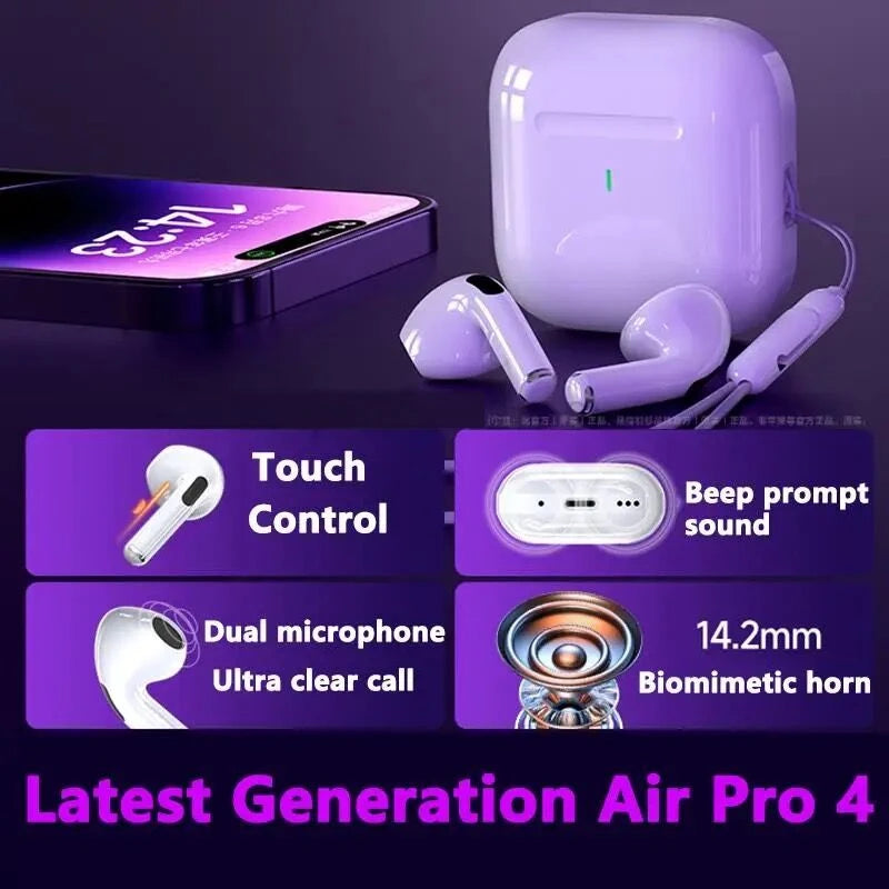 SCELTECH Air Pro Bluetooth 5.3 Earbuds with Noise Cancelling & Gaming Mode
