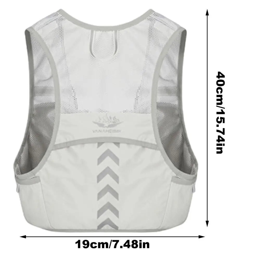 Hydration Running Vest Lightweight Reflective Backpack for Running