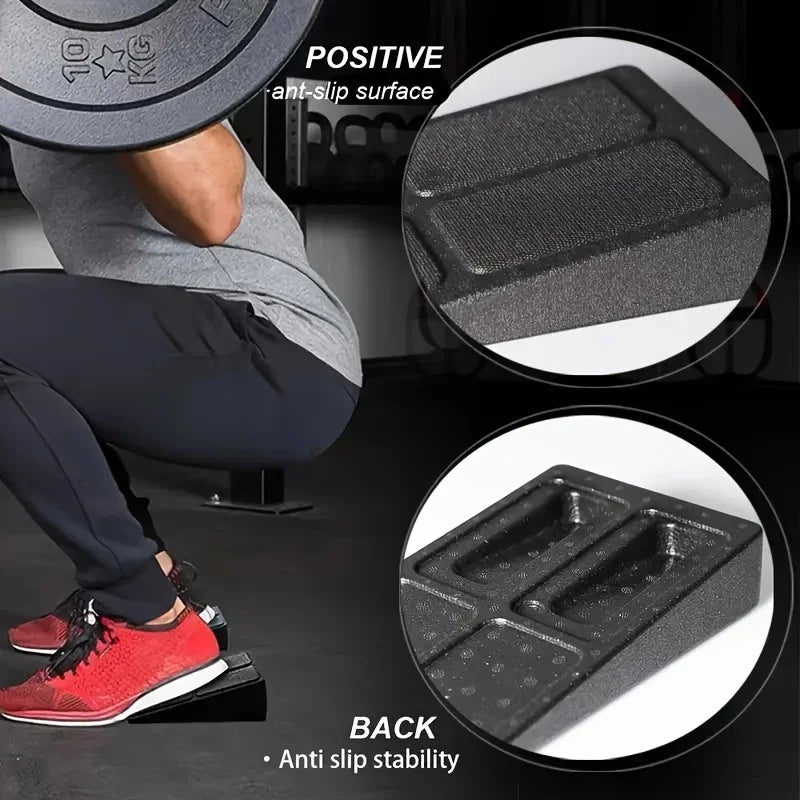 3Pcs Squat Wedge Blocks | Adjustable Non-Slip Calf Slant Board for Stretching & Foot Flexibility