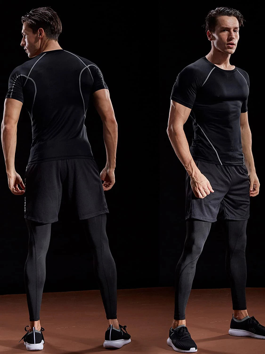 Men’s Compression Sports T-Shirt – Quick-Dry Elastic Running & Gym Training Top 2025