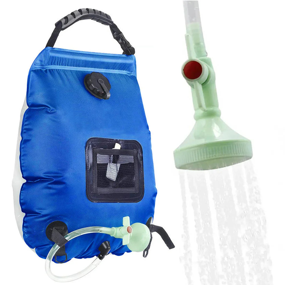 20L Solar Shower Bag Outdoor Camping Heated Water Shower System