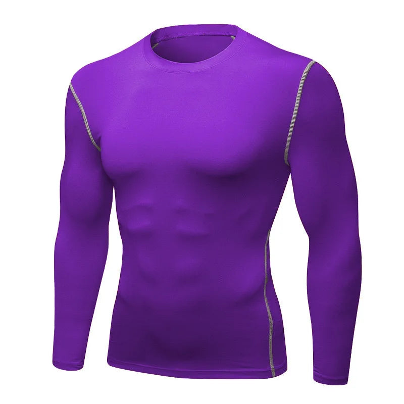 Men’s Thermal Compression Top Long Sleeve Quick Dry Fitness Wear
