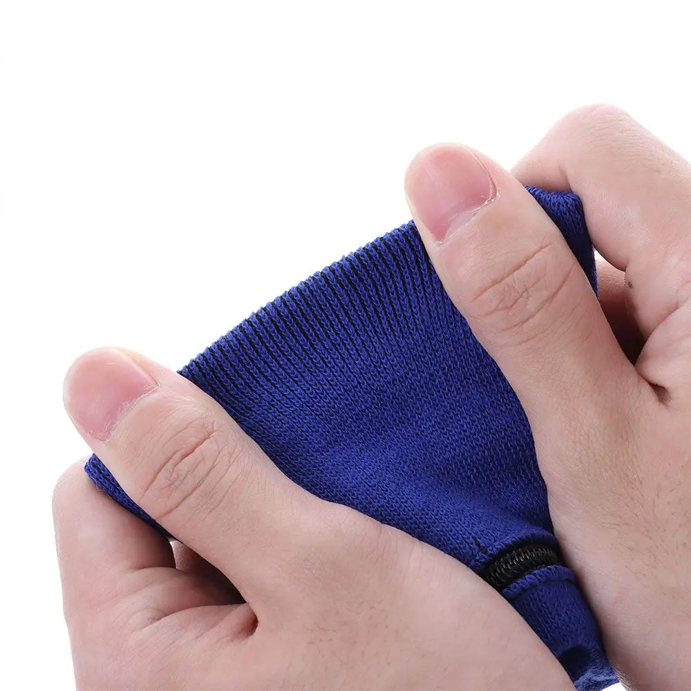 Sports Wristband with Zipper Pocket – Sweatband & Key Holder for Running, Cycling, Travel
