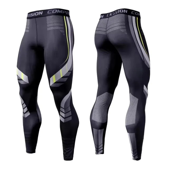 Men’s Compression Pants Sportswear Training Leggings Gym Tights