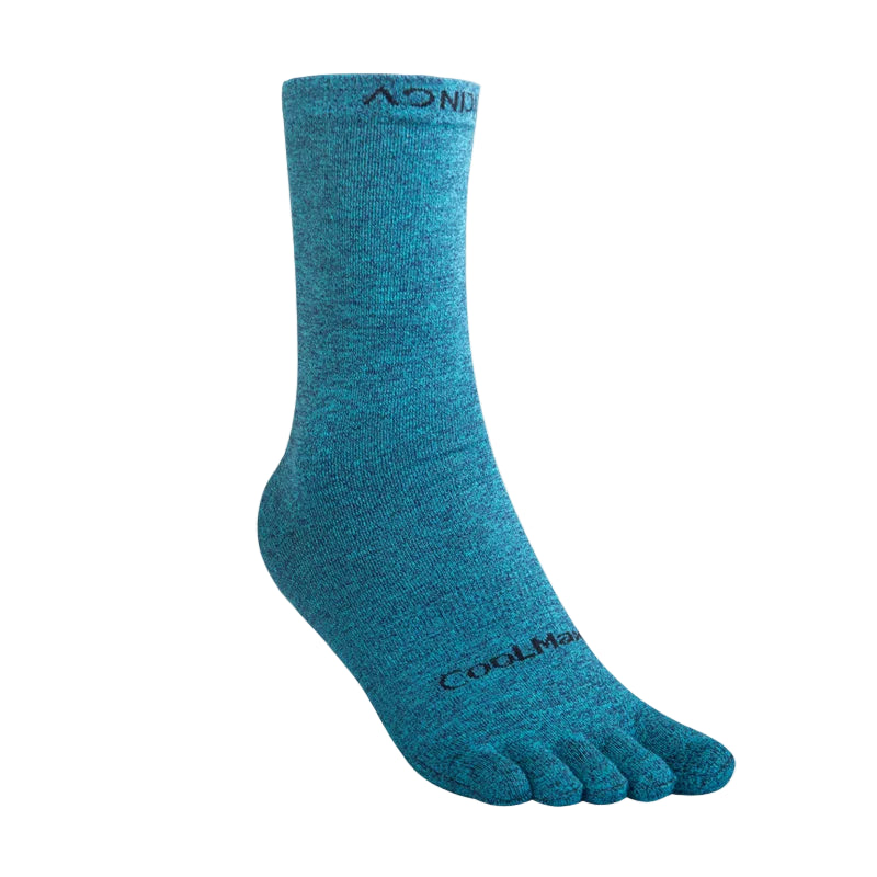 AONIJIE E4830 Five-Toe Running Socks Medium Long Tube Athletic Toe Socks 3-Pack