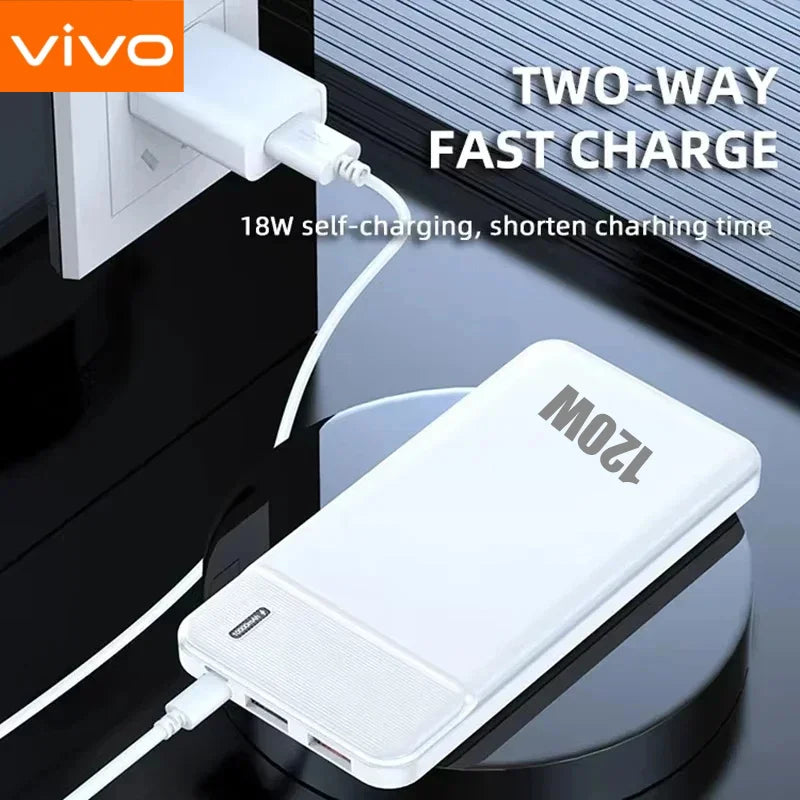 VIVO 120W Power Bank 50000mAh Fast Charging Portable Charger with Digital Display