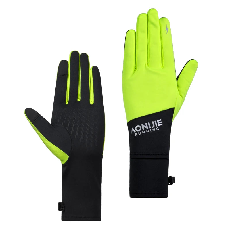 AONIJIE M61 Trail Running Gloves – Lightweight, Breathable Design with Watch Visibility Hole