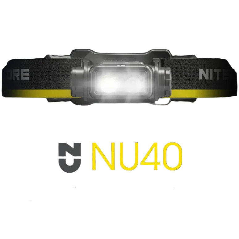 NU40 1000LM Rechargeable Headlamp Lightweight Outdoor Camping & Search Light
