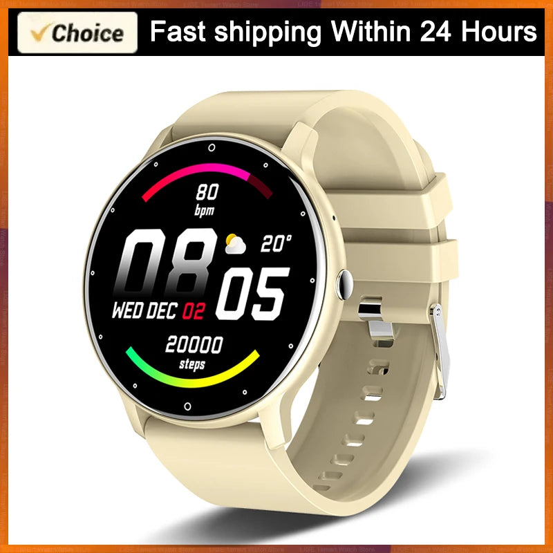 LIGE 2025 Smart Watch for Men & Women – Fitness Tracker with Heart Monitor & Notifications