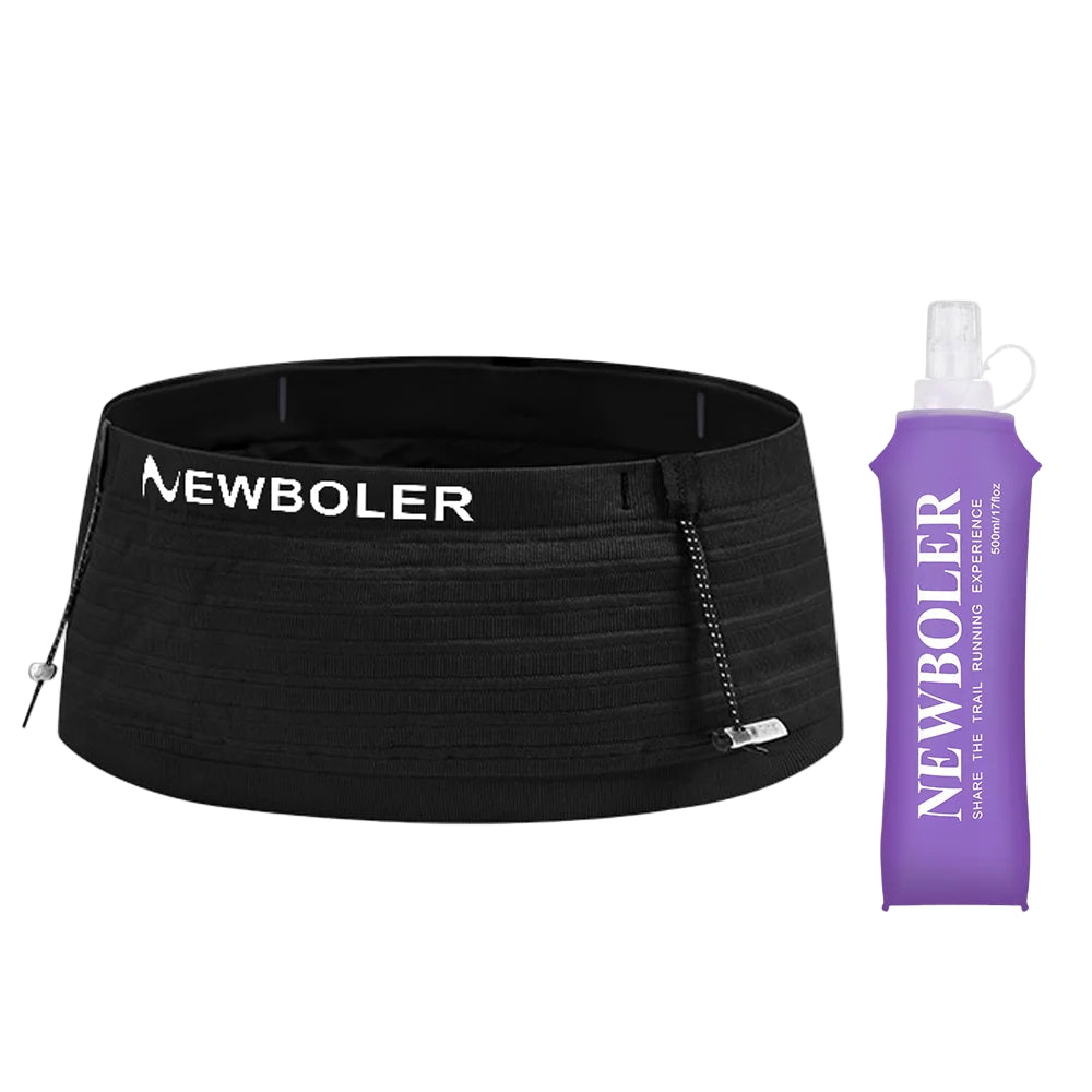 NEWBOLER Lightweight Elastic Sports Waist Bag for Running & Triathlon