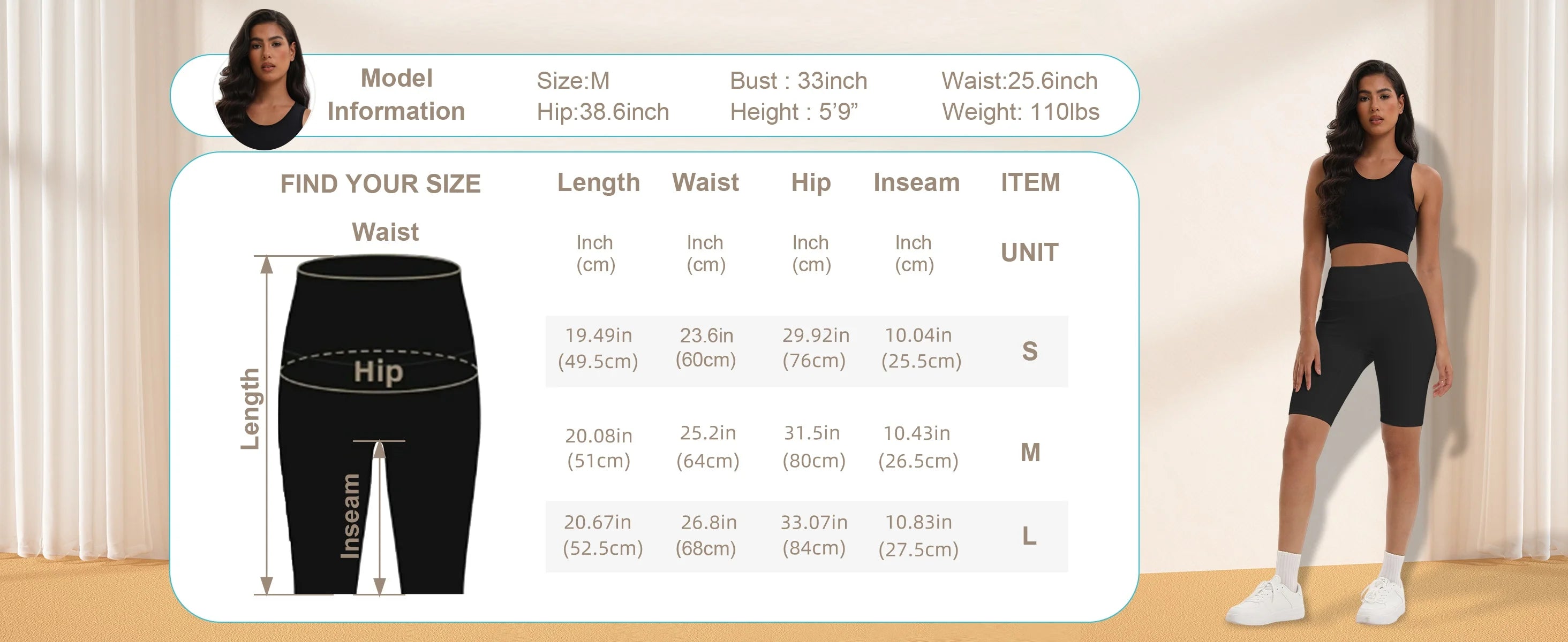 Women’s High-Waist Quick-Dry Running Shorts – Slim Fit, Breathable, Back Pocket