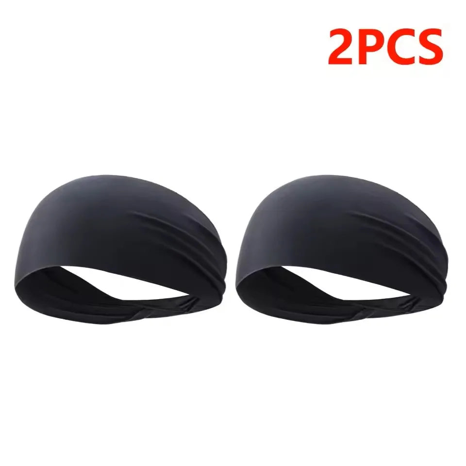 Elastic Sports Headband Quick-Dry Sweatband for Running, Gym & Yoga