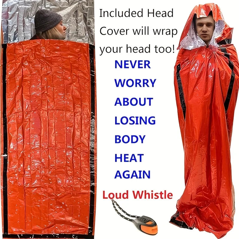 Emergency Survival Sleeping Bag Waterproof Thermal Mylar Rescue Sack