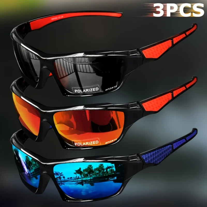 VEGUEROS Sports Polarized Sunglasses for Men – UV400 Cycling, Driving & Fishing Eyewear