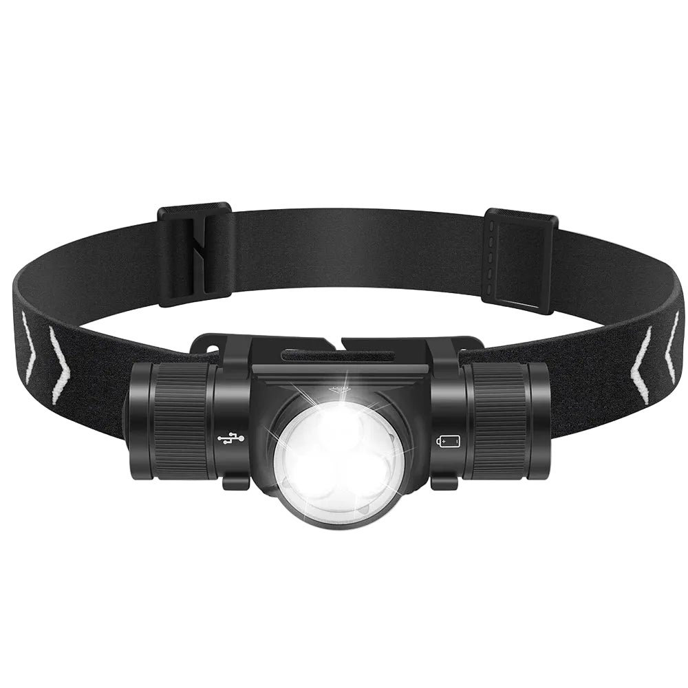 BORUIT HP330 LED Headlamp 800LM Type-C Rechargeable Waterproof Outdoor Head Torch