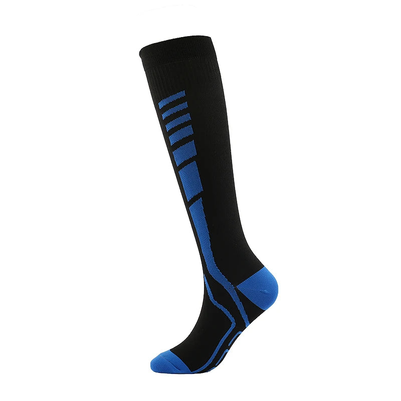Men’s Compression Sports Socks for Running Cycling Football & Circulation Support