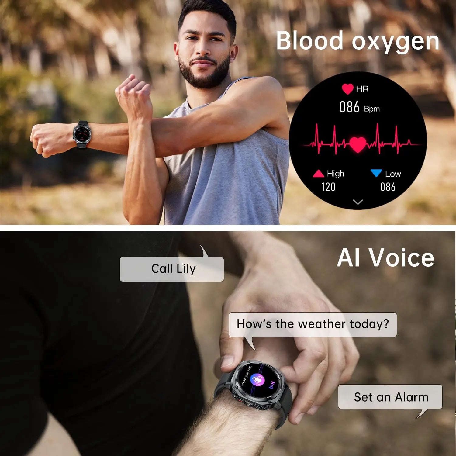 GEJIAN New Watch 7 Ultra Smart Watch with Heart & Sleep Monitoring, GPS, Voice Call