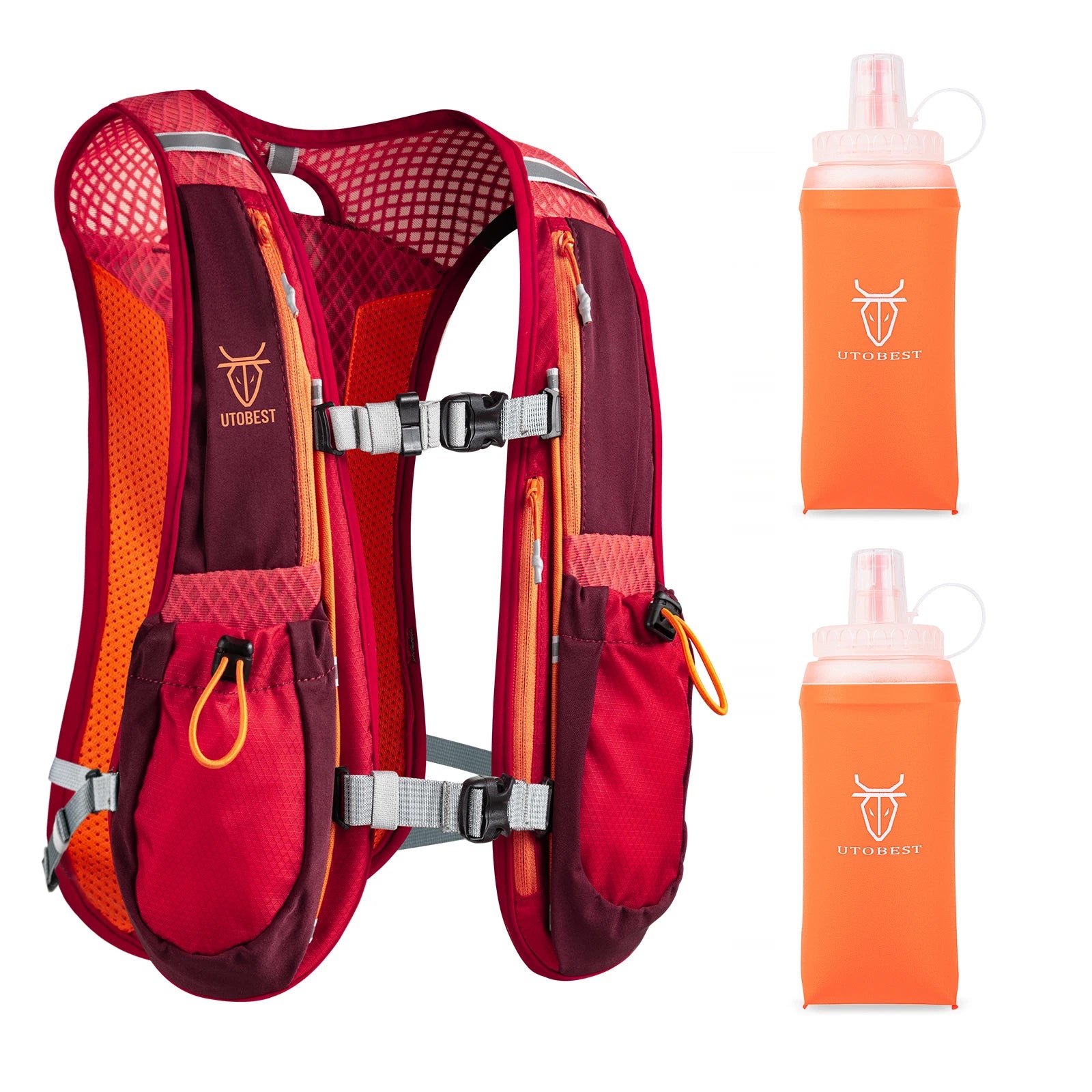 UTOBEST Trail Running Backpack 5L – Ultra Lightweight Hydration Vest for Marathon, Cycling & Hiking