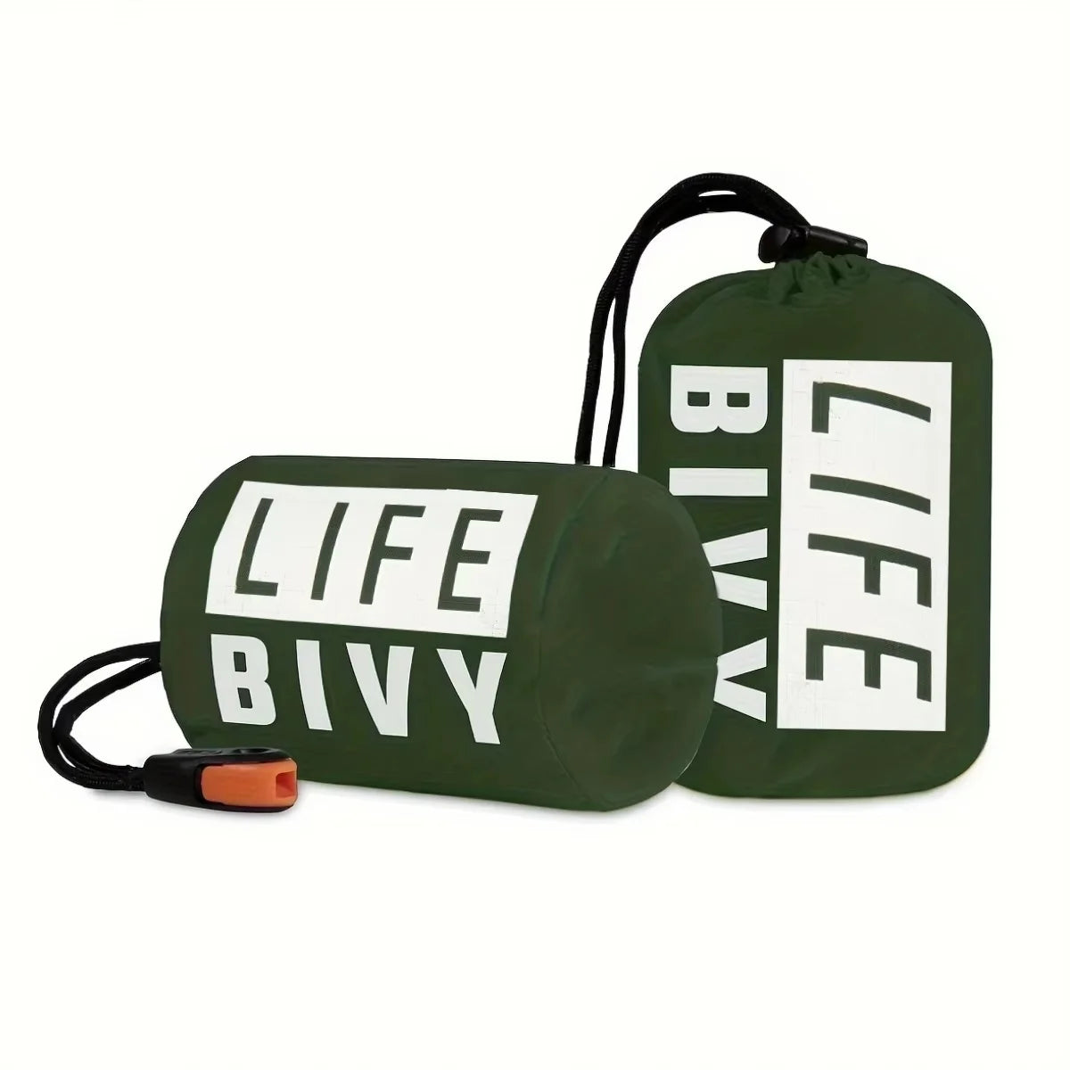 Compact Emergency Thermal Sleeping Bag Waterproof Mylar Survival Bivy
