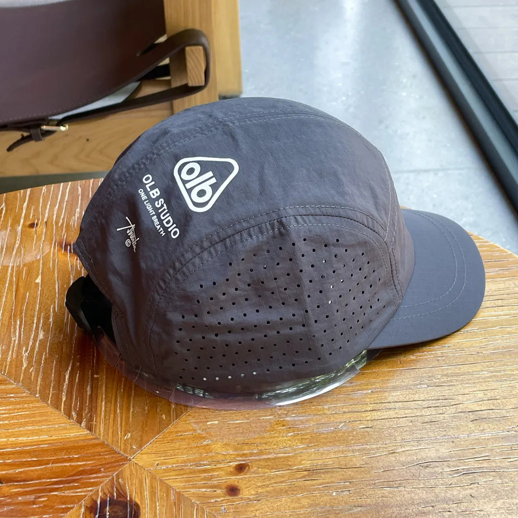 Short Brim Quick Dry Mesh Baseball Cap Lightweight UV Protection Outdoor