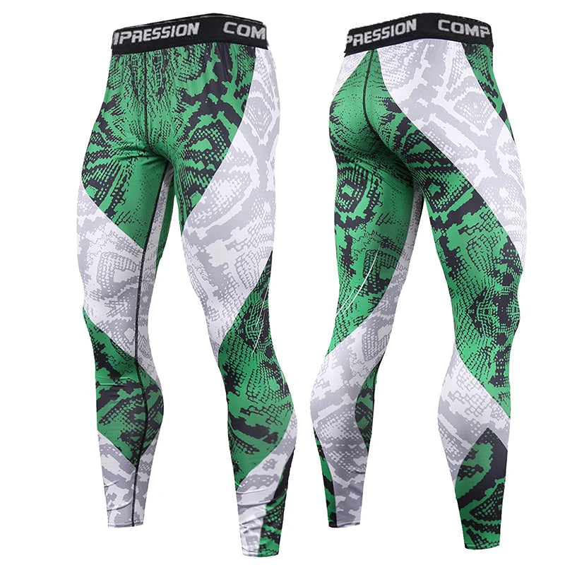 Men’s Compression Pants Sportswear Training Leggings Gym Tights