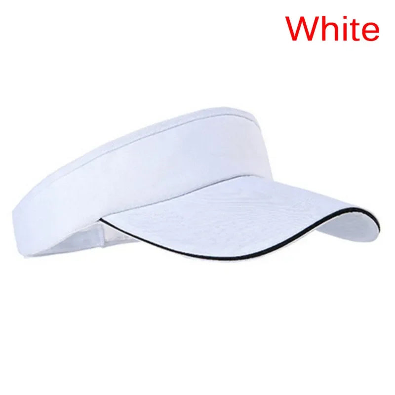 Adjustable Sun Visor Cap – Breathable Golf & Tennis Summer Hat for Outdoor Sports