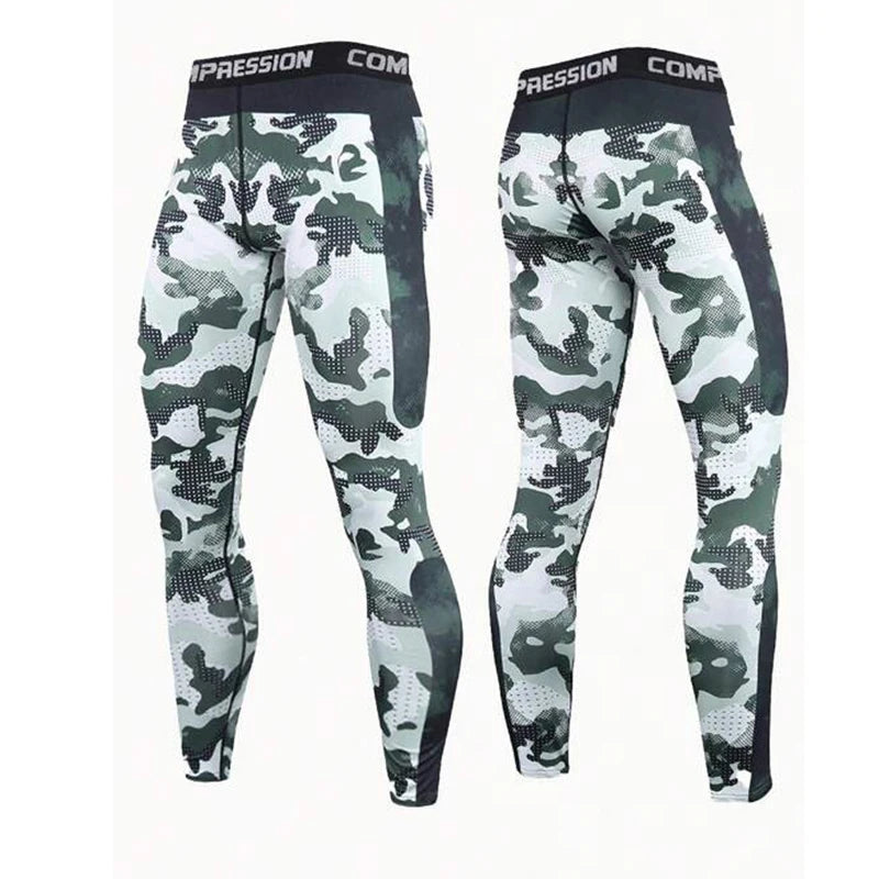 Men’s Compression Pants Sportswear Training Leggings Gym Tights