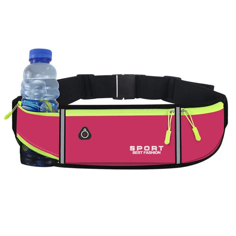 WATERPROOF RUNNING WAIST BAG – Reflective Sport Belt Phone Case for Men & Women