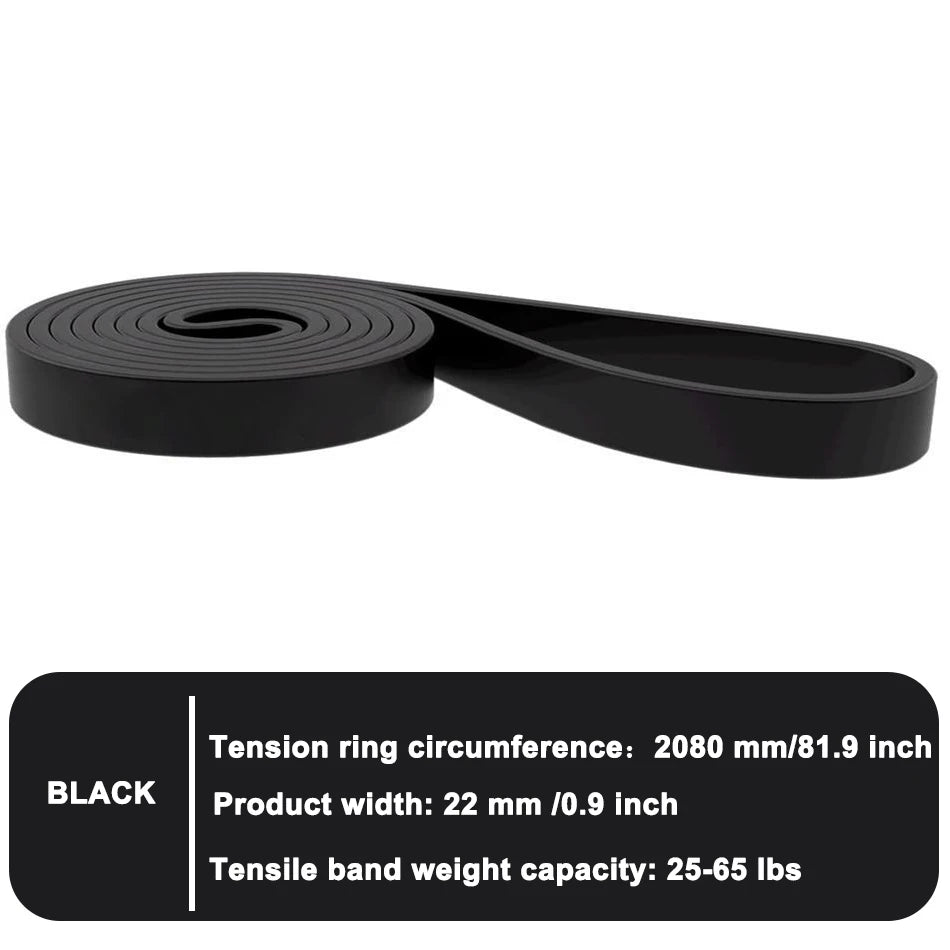 Elastic Resistance Bands, Pull-Up Assist and Strength Training for Home, Runners or Gym Workouts