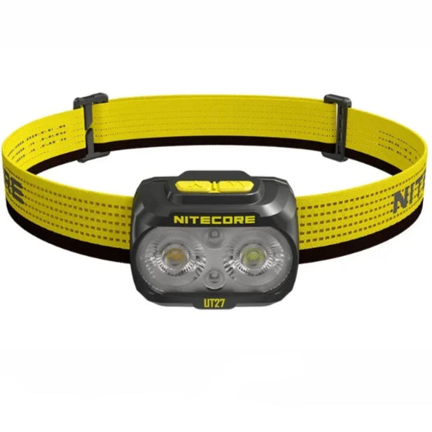 NITECORE UT27 Rechargeable Headlamp – 800 Lumens, Dual Beam, Lightweight Design