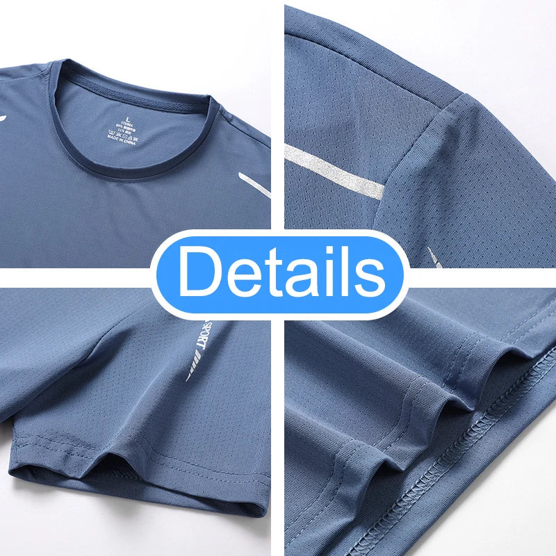 CHRLCK Men’s Quick-Drying Running T-Shirt – Lightweight, Breathable Activewear for Summer