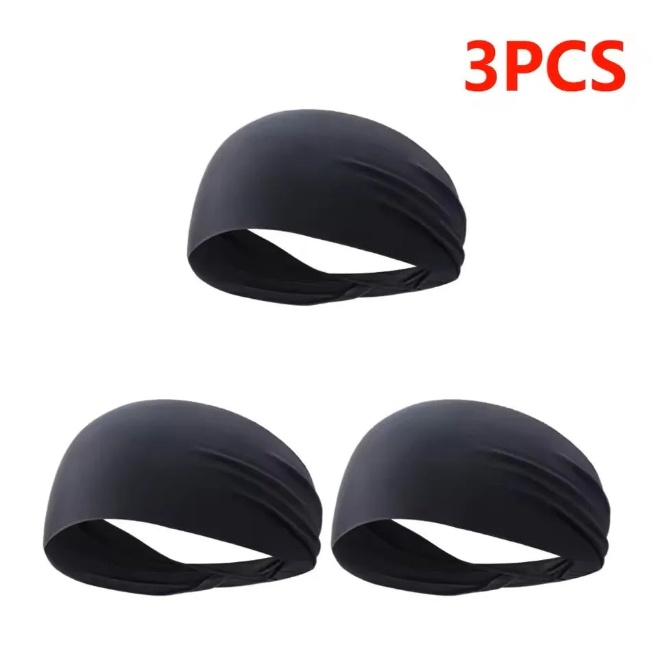Elastic Sports Headband Quick-Dry Sweatband for Running, Gym & Yoga