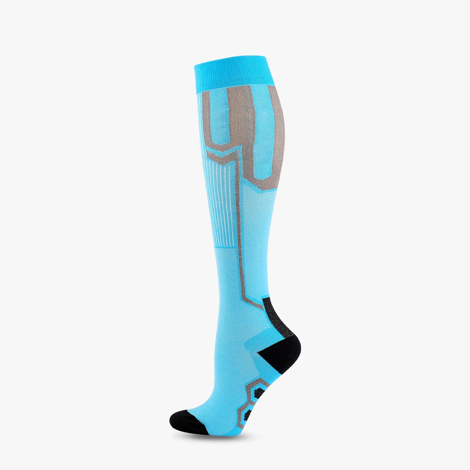 Men’s Compression Sports Socks for Running Cycling Football & Circulation Support