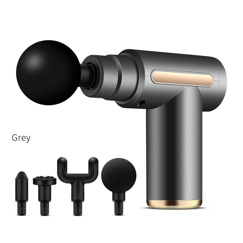 PAQIN Massage Gun – Deep Tissue Electric Muscle Massager with 99 Speeds & 4 Heads