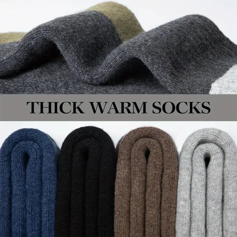 Merino Wool Hiking Socks Thermal Warm Breathable Winter Outdoor Unisex