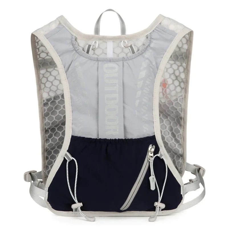 Trail Running Hydration Vest, Lightweight Cycling and Hiking Backpack with Reflective Design