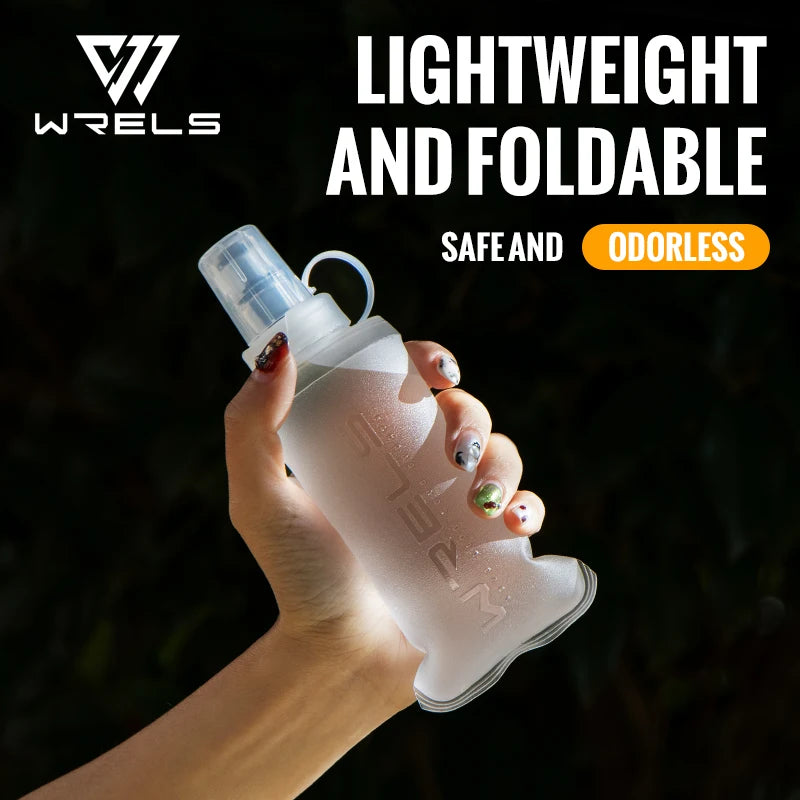300ml Collapsible Soft Flask, BPA-Free TPU Running Water Bottle for Travel and Sport