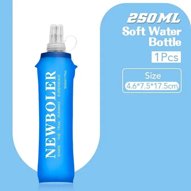 NEWBOLER TPU Soft Flask Collapsible Water Bottle (250ml / 500ml)