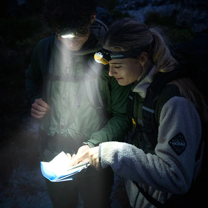NATUREHIKE High Waterproof Headlamp – 300 Lumen LED Headlight for Hiking, Running & Climbing
