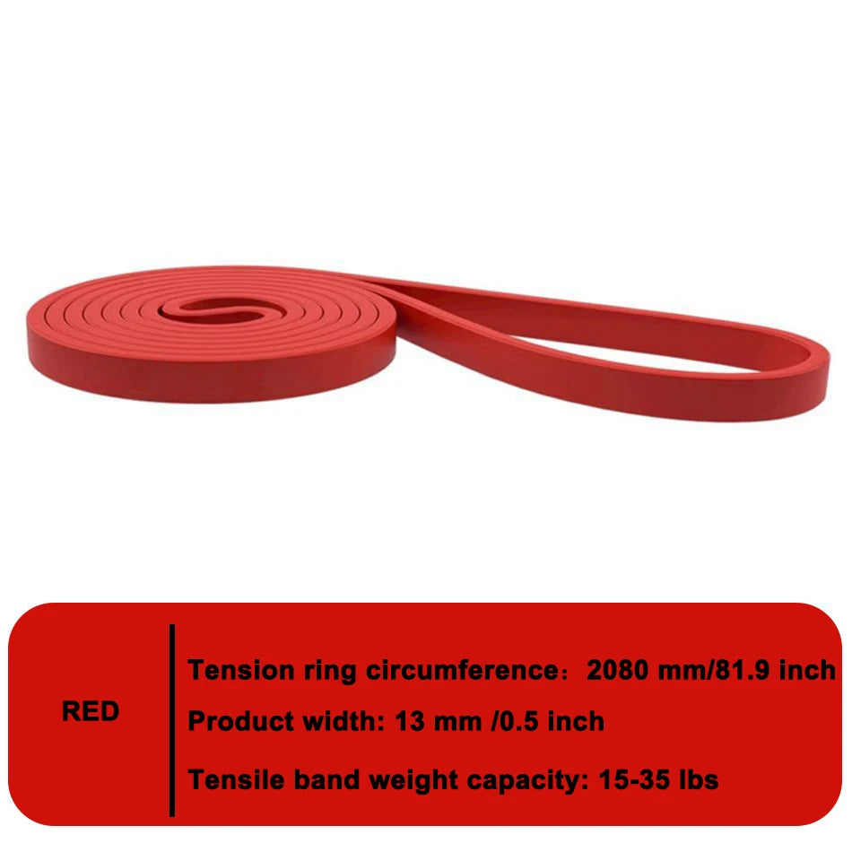 Elastic Resistance Bands, Pull-Up Assist and Strength Training for Home, Runners or Gym Workouts