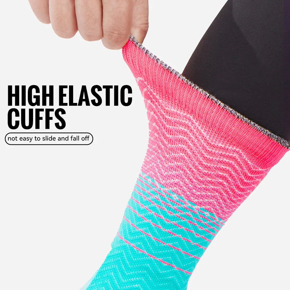 WRELS Athletic Cushion Running Socks – Moisture Wicking, Shock-Absorbing & Anti-Blister
