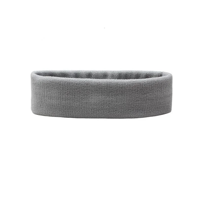 VIVIDSUN Solid Colour Sports Headband – High Elasticity & Sweat-Absorbing Workout Band