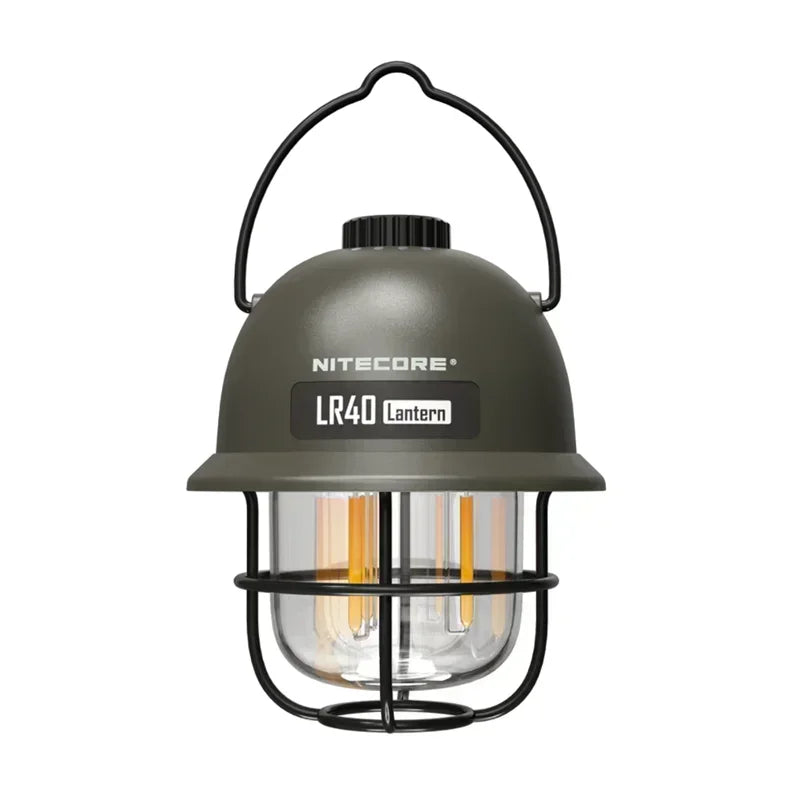 NITECORE LR40 USB-C Rechargeable Camping Lantern – 100 Lumens, 65hr Runtime