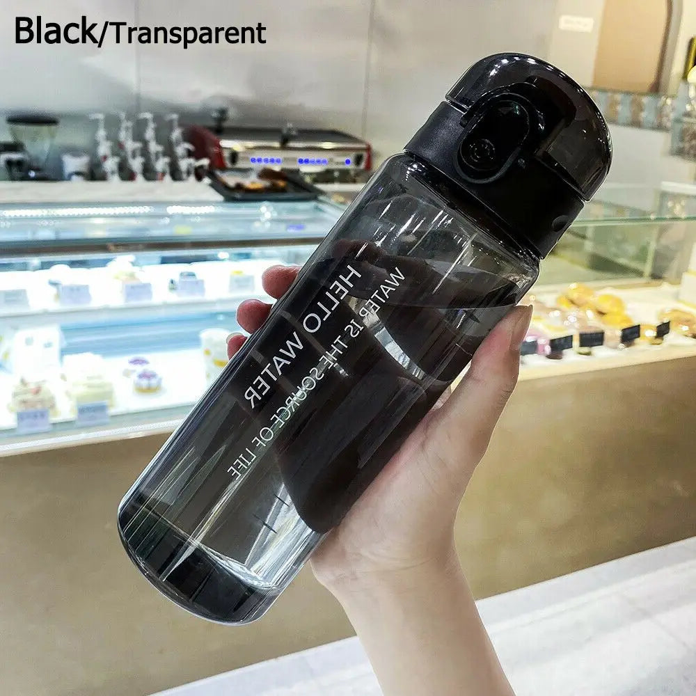 Transparent Sports Water Bottle  780 ml – Portable Leakproof Gym & Travel Bottle